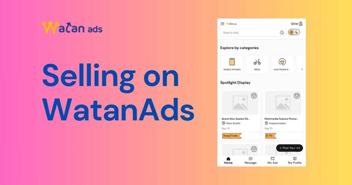 Selling on WatanAds: Your Easy Guide to Listing and Managing Ads